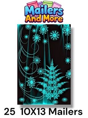 25 10X13 Emerald Tree Poly Mailer PRICE IS FIRM